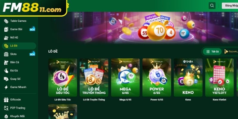 Xổ Số 1 Giới thiệu về sảnh Xổ Số FM88