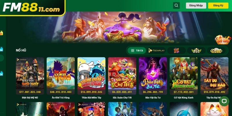 Fm88 - Sân Chơi Giải Trí Hấp Dẫn Bậc Nhất Châu Á 5 Nổ hũ Fm88 trúng jackpot