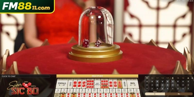 Live Casino 3 Thử sức cùng Sicbo kịch tính